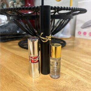 YSL open, no box 3pc bundle ~ lipstick, mascara, blur primer ~ Authentic